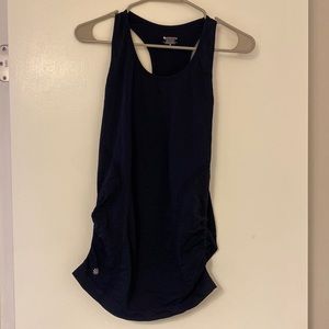 Athleta Size M Speedlight Seamless Tank Navy